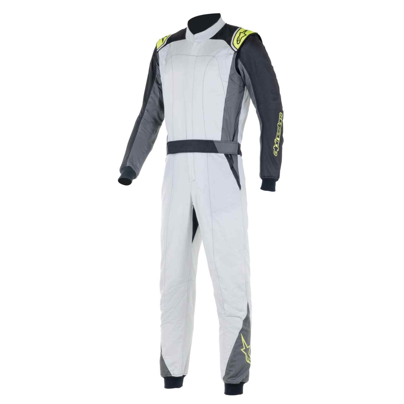 Combinaison ALPINESTARS ATOM FIA 8856 2018 Argent Anthracite Jaune