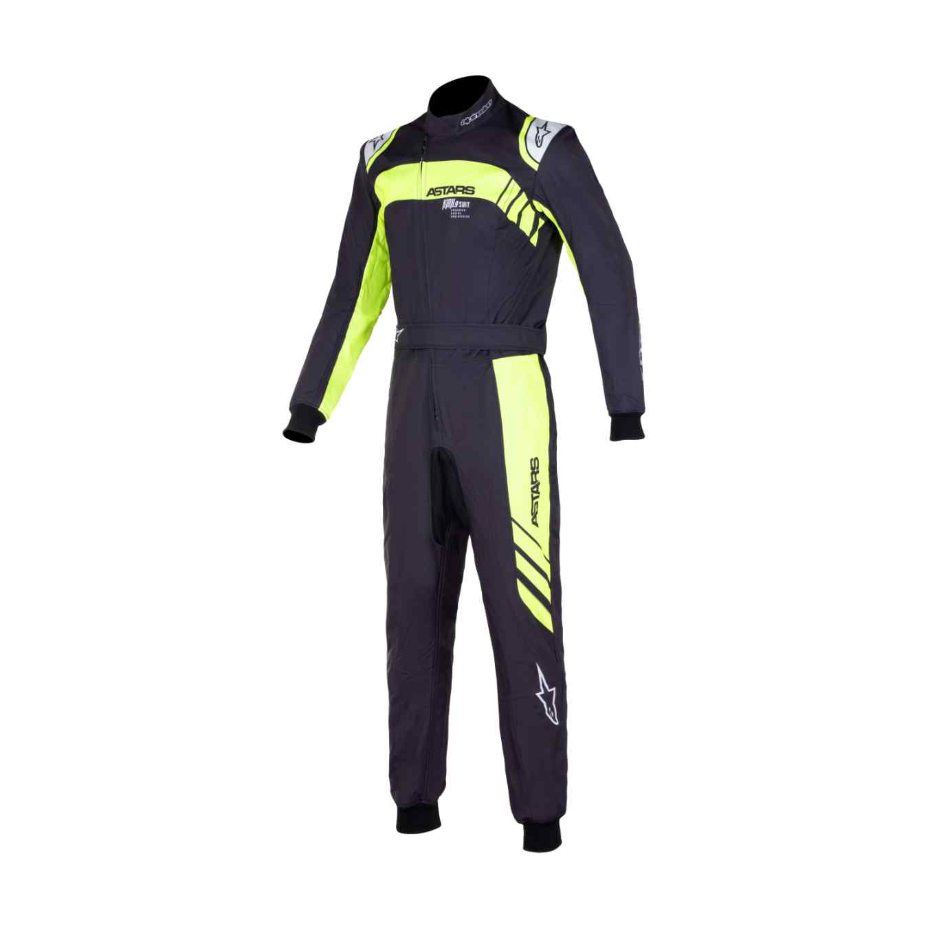 Combinaison Karting Enfant ALPINESTARS KMX 9 V3 FIA 8877 2022 Noir Jaune Fluo