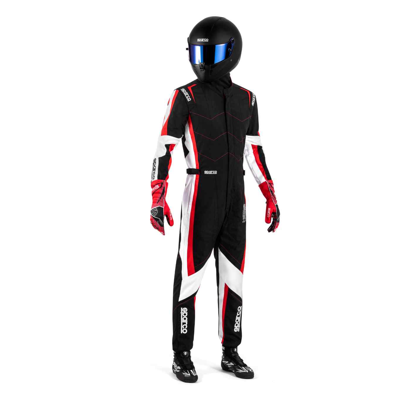 Combinaison Karting Enfant SPARCO KERB ADVANCED FIA 8877 2022 Noir Rouge