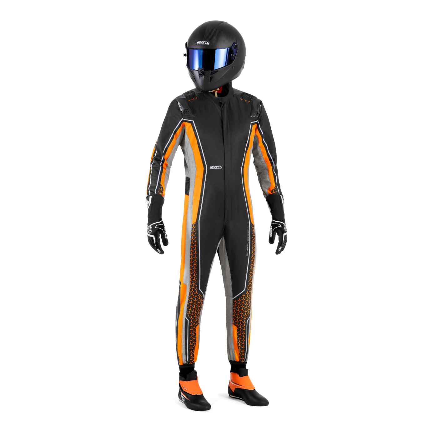 Combinaison Karting Enfant SPARCO SUPERLEGGERA FIA 8877 2022 Noir Orange