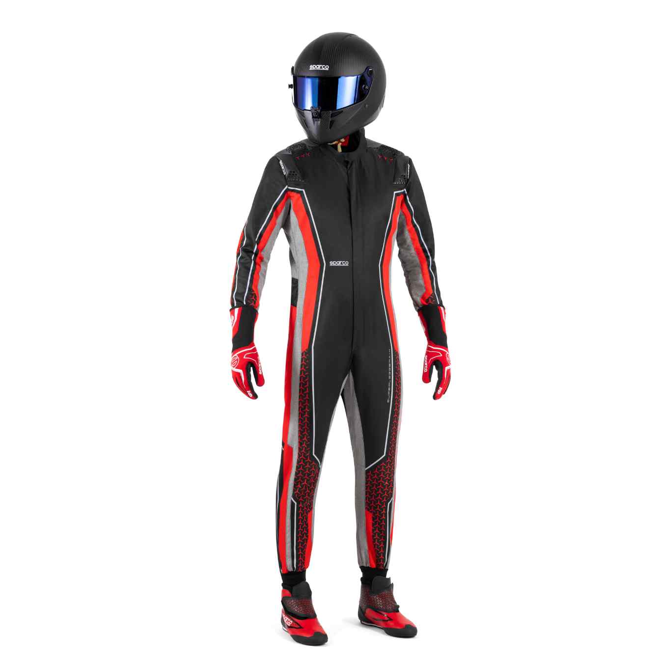 Combinaison Karting Enfant SPARCO SUPERLEGGERA FIA 8877 2022 Noir Rouge