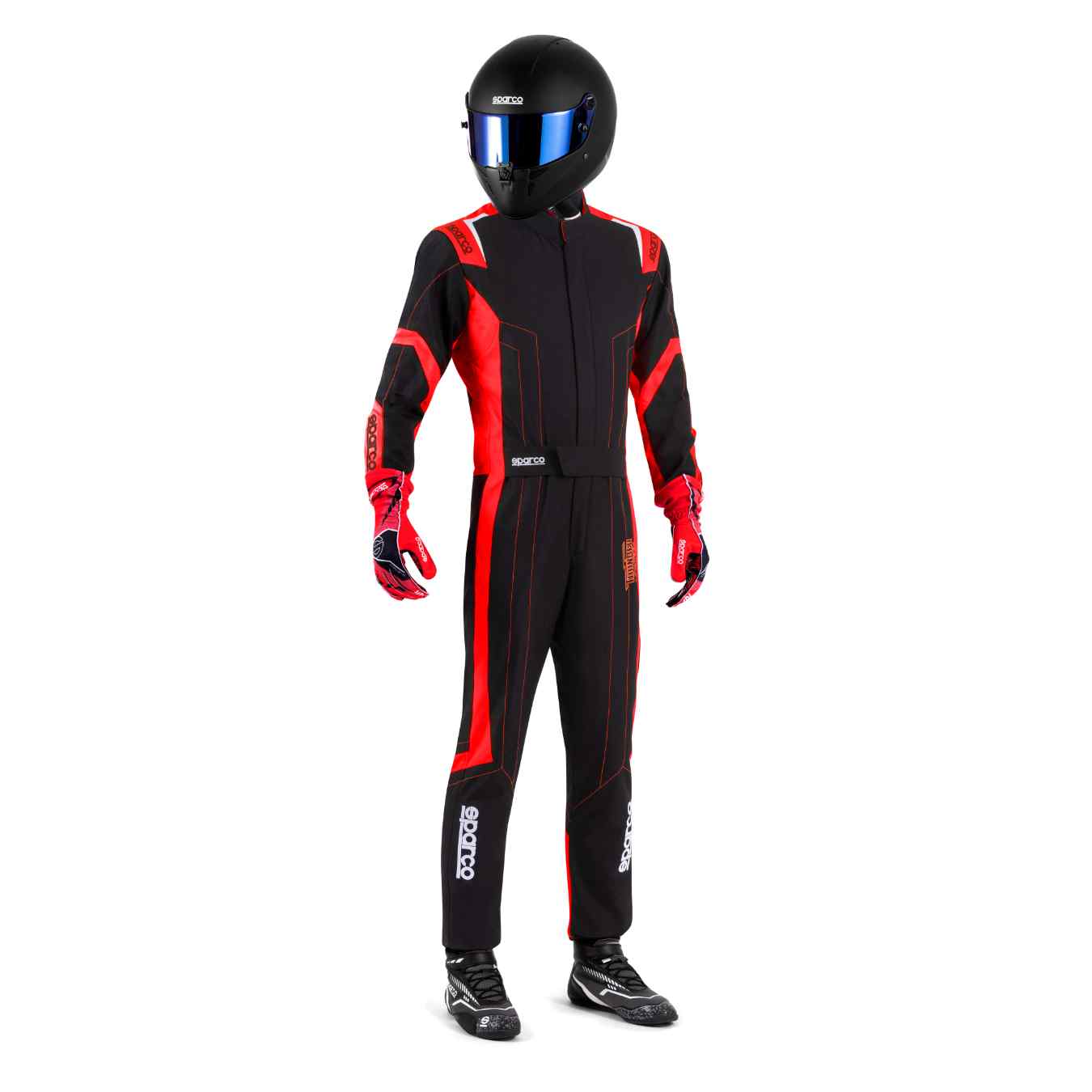 Combinaison Karting Enfant SPARCO THUNDER ADVANCED FIA 8877 2022 Noir Rouge