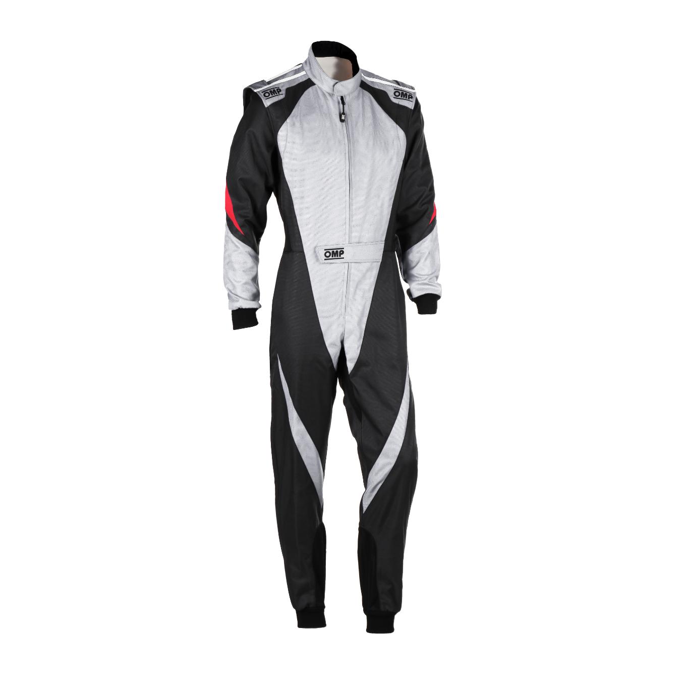 Combinaison Karting OMP KS 3X FIA 8877 2022 Argent Noir