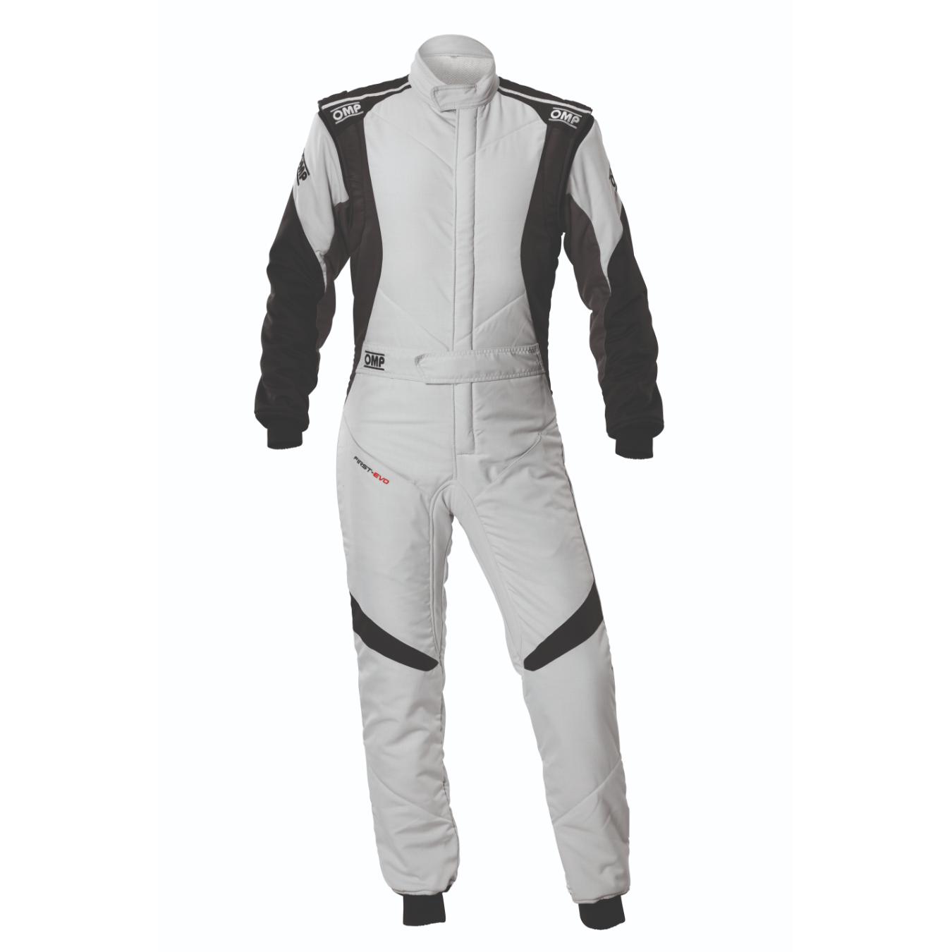 Combinaison OMP FIRST EVO FIA 8856 2018 Argent Noir