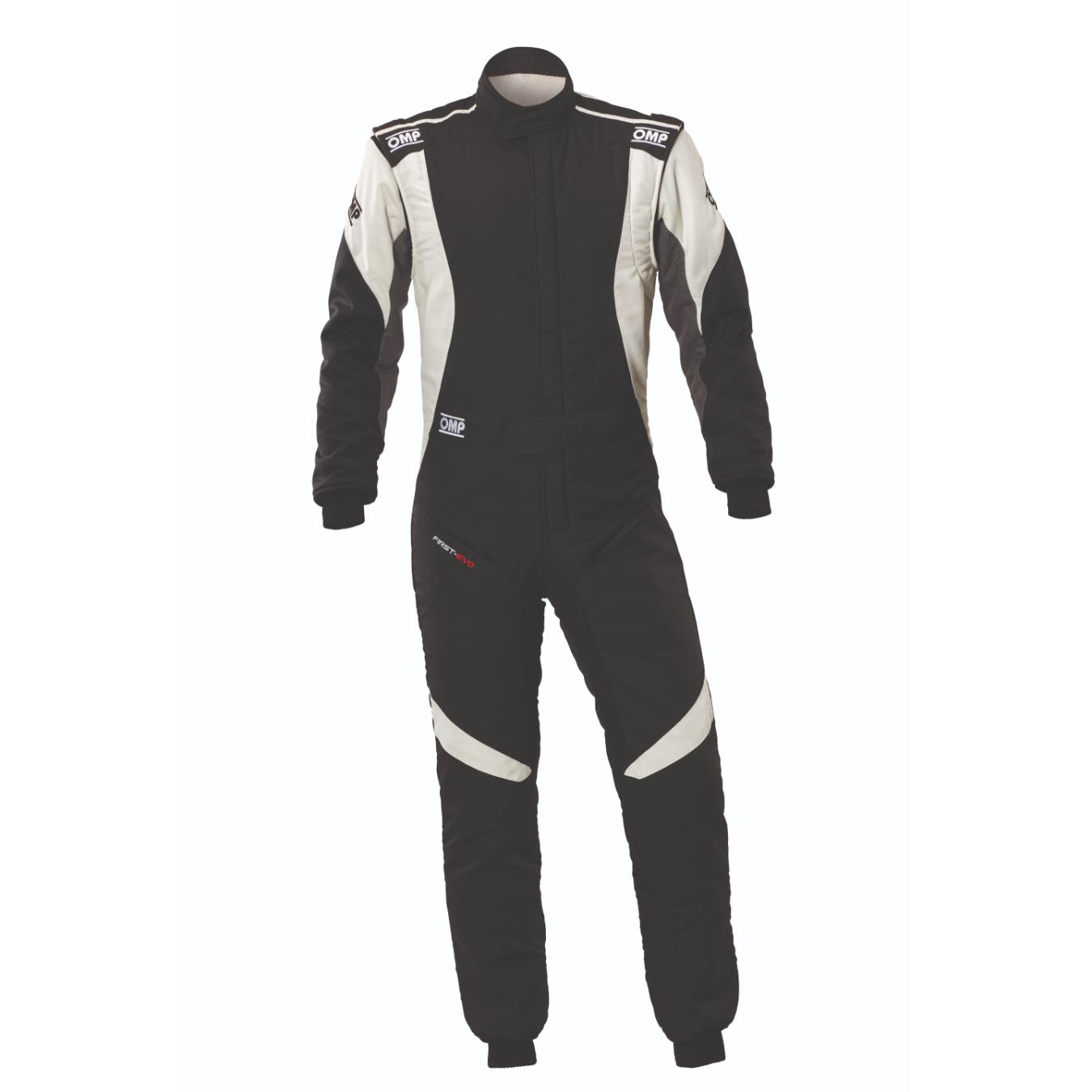 Combinaison OMP FIRST EVO FIA 8856 2018 Noir Blanc