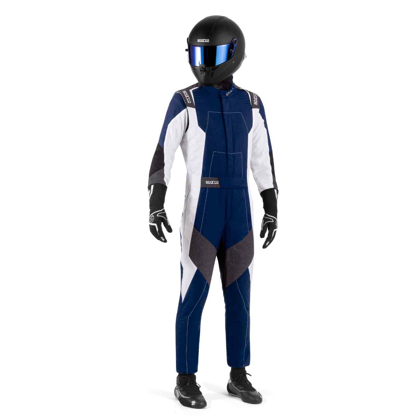 Combinaison SPARCO X LIGHT FIA 8856 2018 Bleu Marine Blanc