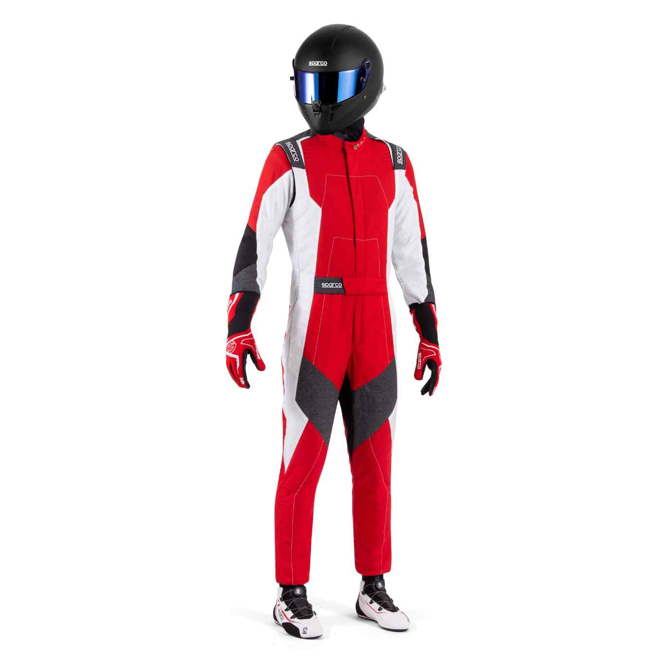 Combinaison SPARCO X LIGHT FIA 8856 2018 Rouge Blanc