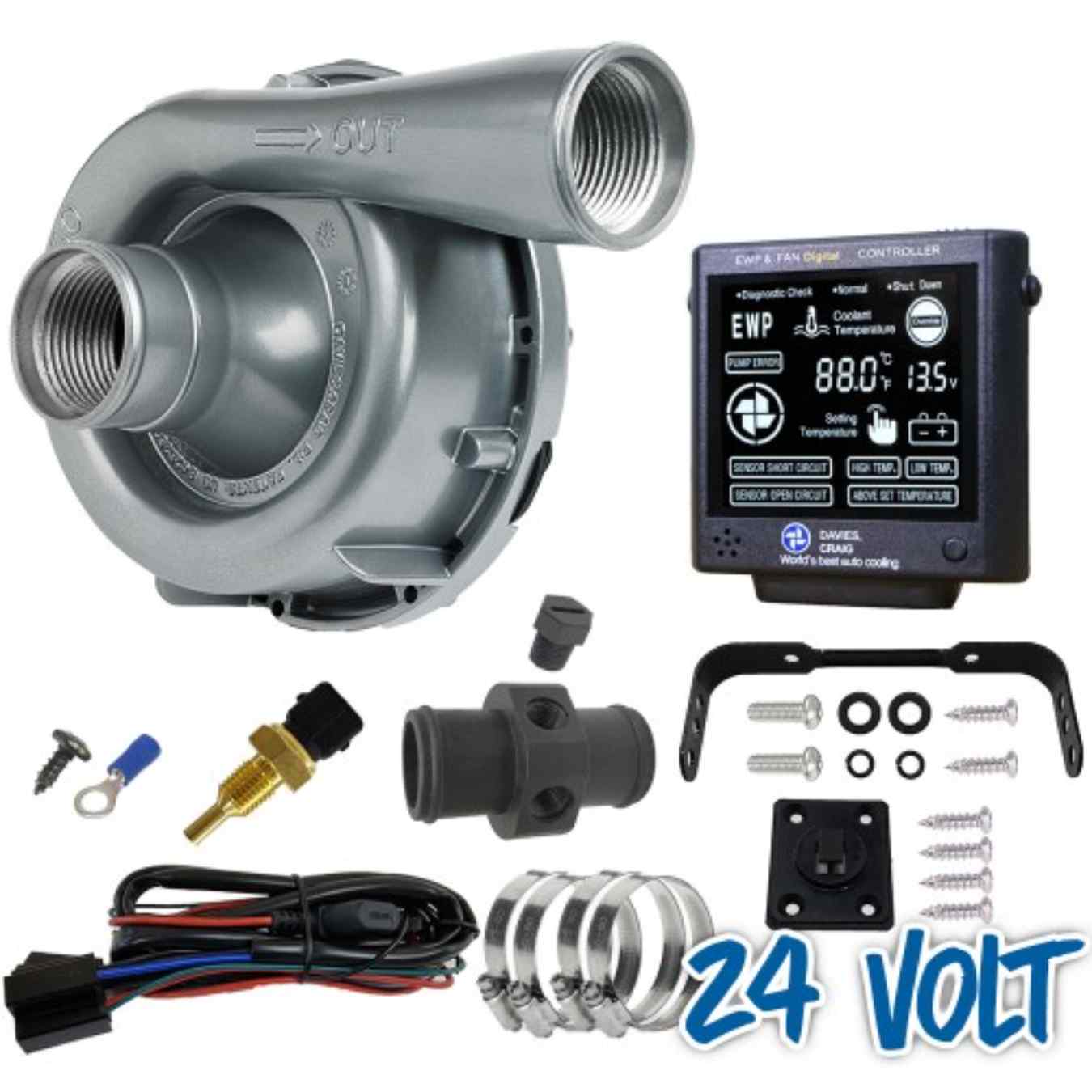Combo pompe à eau DAVIES CRAIG EWP150 24v et contrôleur digital