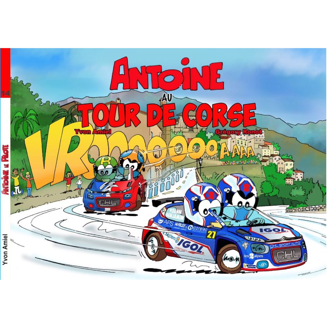 BD Antoine le Pilote au Tour de Corse pour enfant