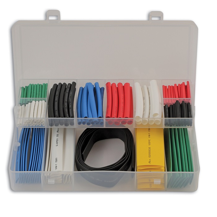 Assortiment de gaines thermorétractables CONNECT - 171 pièces