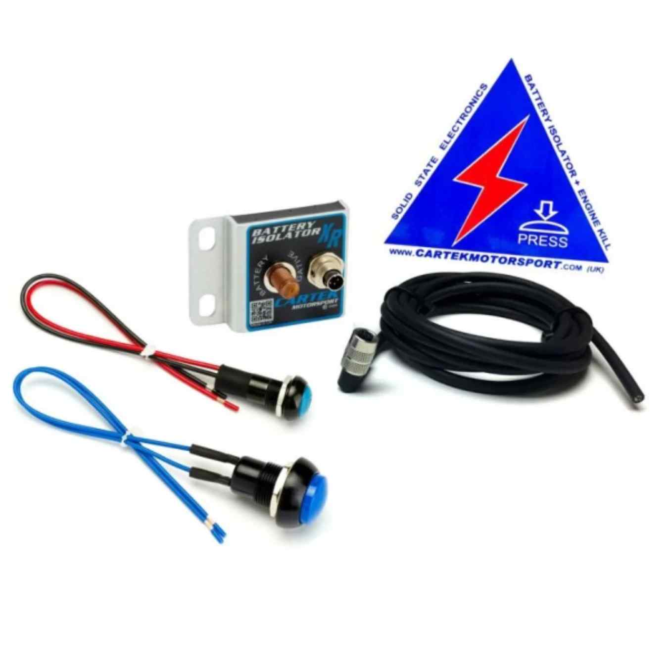 Coupe circuit électronique CARTEK XR (interrupteur bleu) CK-BR-08-B