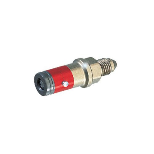 COUPLEUR RAPIDE DH4 MALE ROUGE ALU JOINT ETHYLENE
