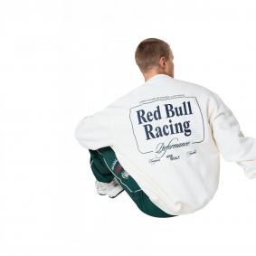 X Pepe Jeans Performance Off White Sweat - Red Bull