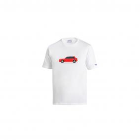 T-shirt Lancia Delta HF White Red SPARCO