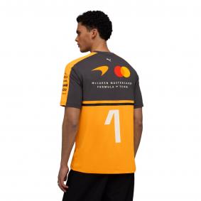 T-Shirt McLaren F1 Team Lando Norris Orange Homme