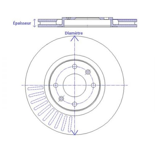 REAR BRAKE DISCS FOR SKODA FABIA 1.9 06//2003-03//2008 996