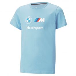 T shirt BMW MOTORSPORT Puma Essential Logo bleu pour enfant En