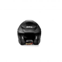 Casque Sparco Flux Open Face – Homologué FIA – Blanc – Taille L – Fabriqué En Italie