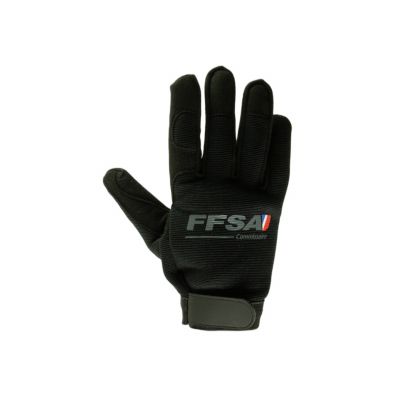 Gants FFSA Commissaire Logo noir