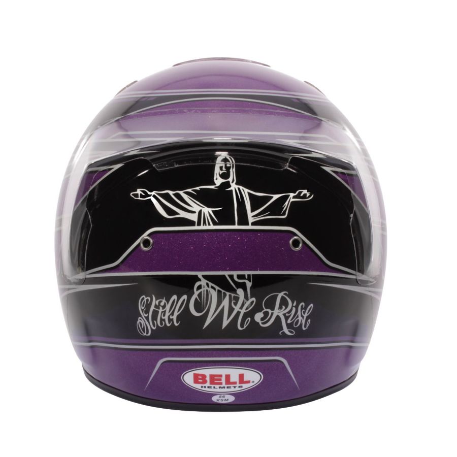BELL KC7-CMR 2016 full face karting helmet - Lewis Hamilton 2020 edition -  black/purple size 2XS | ON ORECA Store