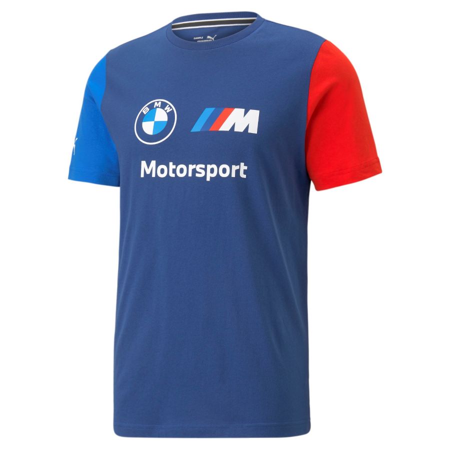 T shirt BMW MOTORSPORT Puma Essential Logo bleu pour homme sur Oreca Store
