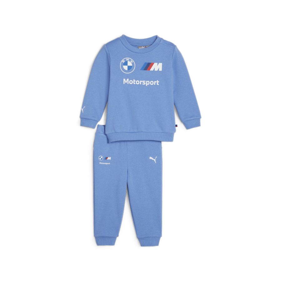 Ensemble Sweat et Pantalon BMW MOTORSPORT Puma Bleu pour Enfant PUM24 SET MMS sur Oreca Store