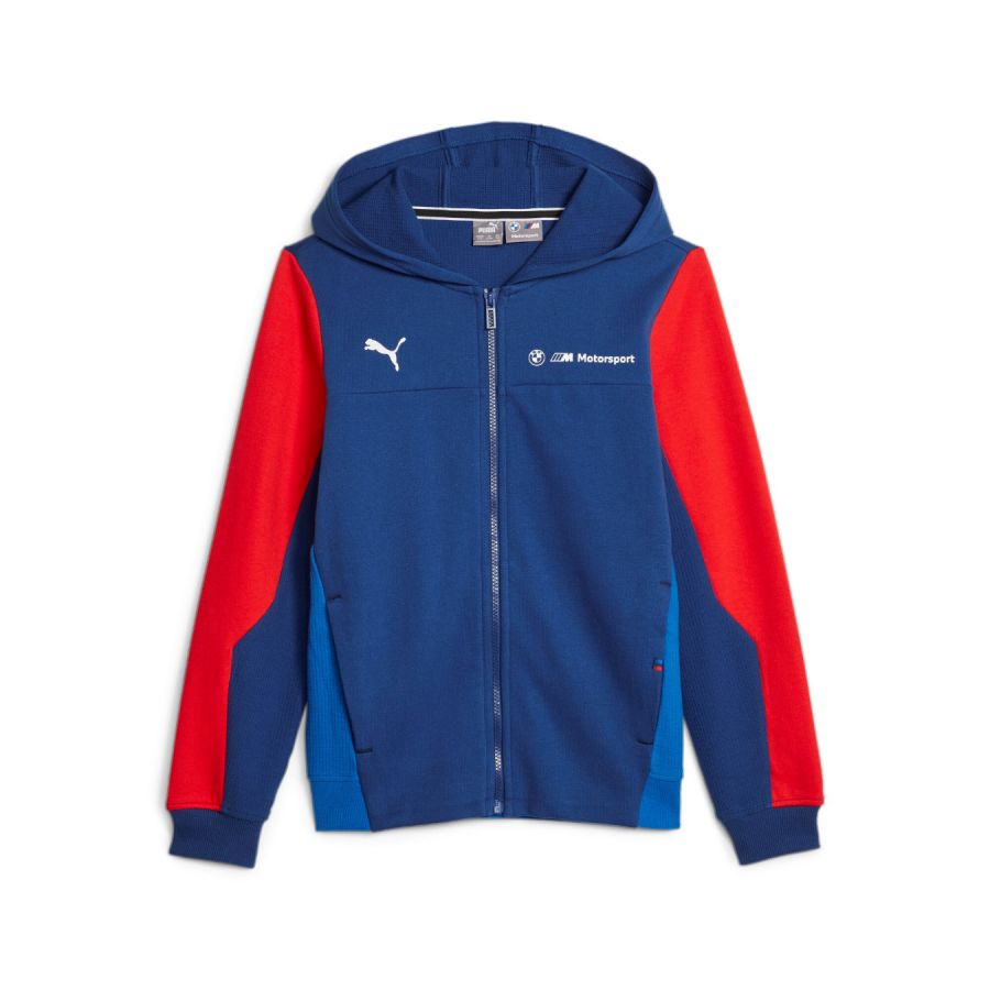 Sweat a Capuche BMW MOTORSPORT Puma MMS Bleu pour enfant En vente sur ORECA STORE