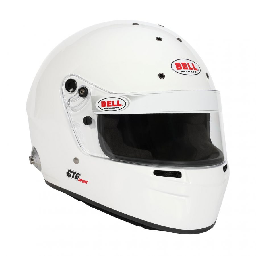 BELL GT6 SPORT FIA 8859 2024 Hans Full Face Helmet White | ON