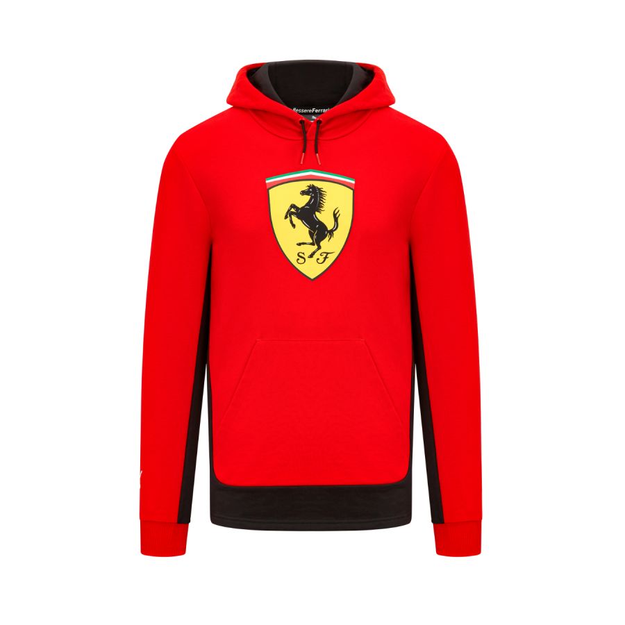 Sweat a capuche FERRARI Gros Logo rouge pour homme taille XXXL