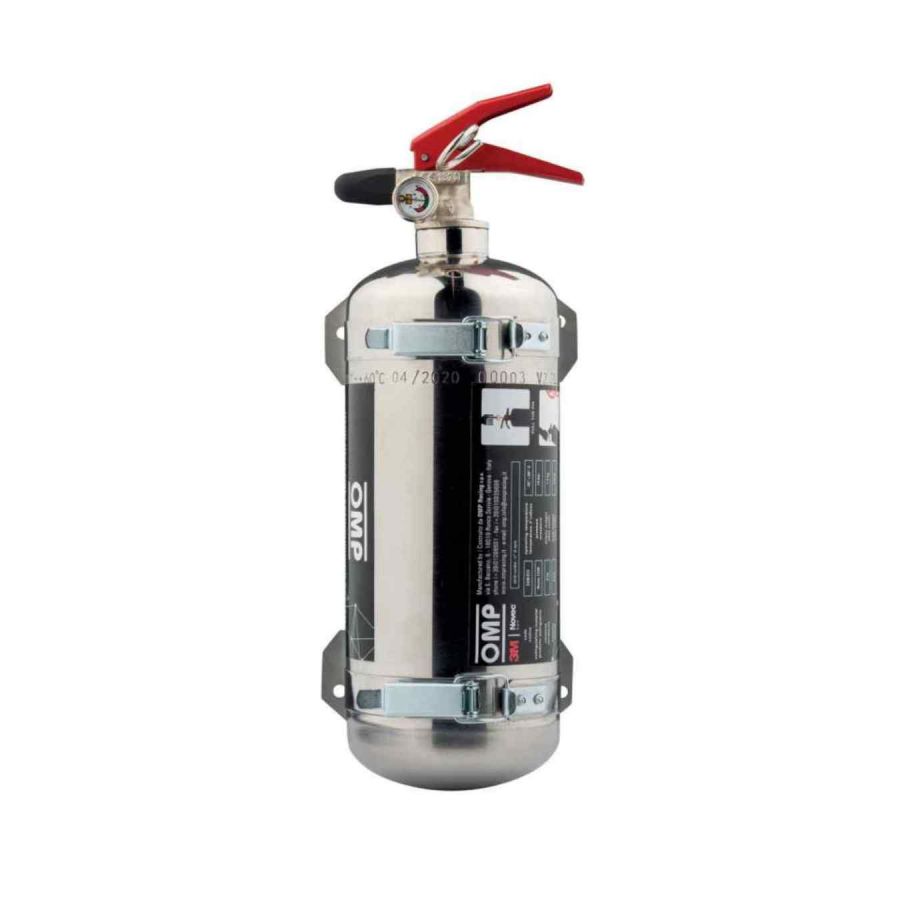 Manual fire extinguisher novec 2 kg Stainless steel OMP CB0-0323