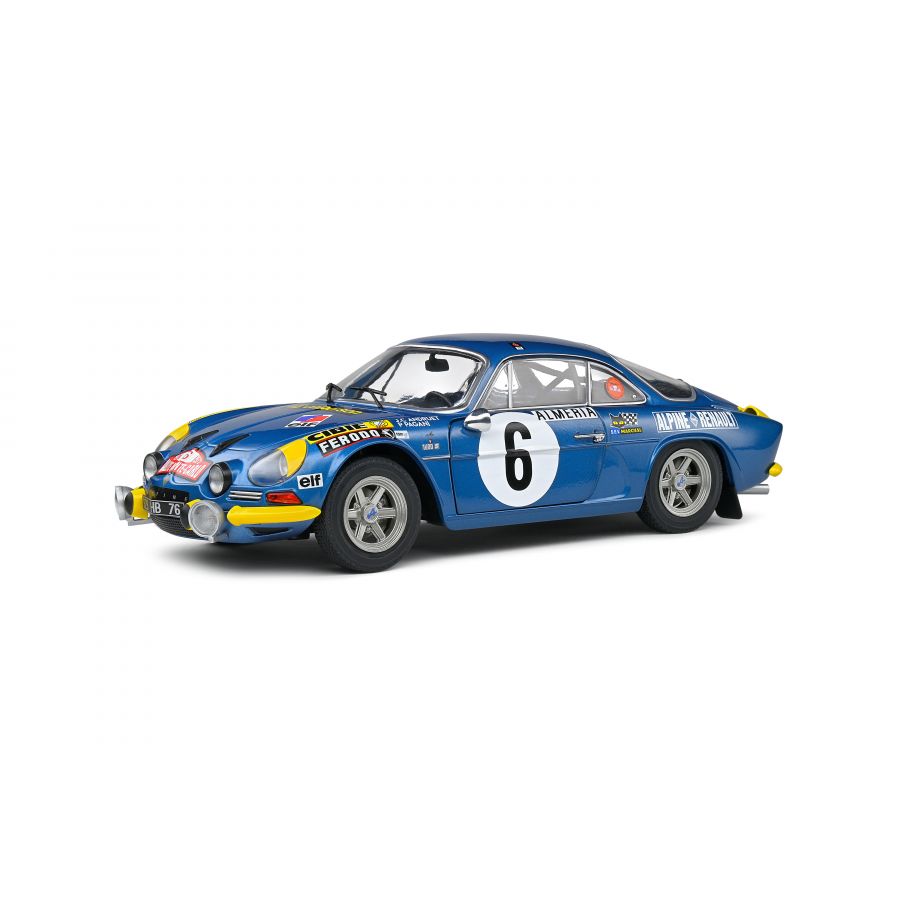 Miniature 1/18 Alpine A110 1600S Bleue - N6 Andruet/Pagani
