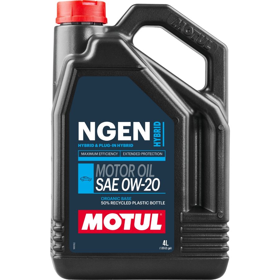 MOTUL NGEN HYBRID 0W20 4L engine oil | ON ORECA Store