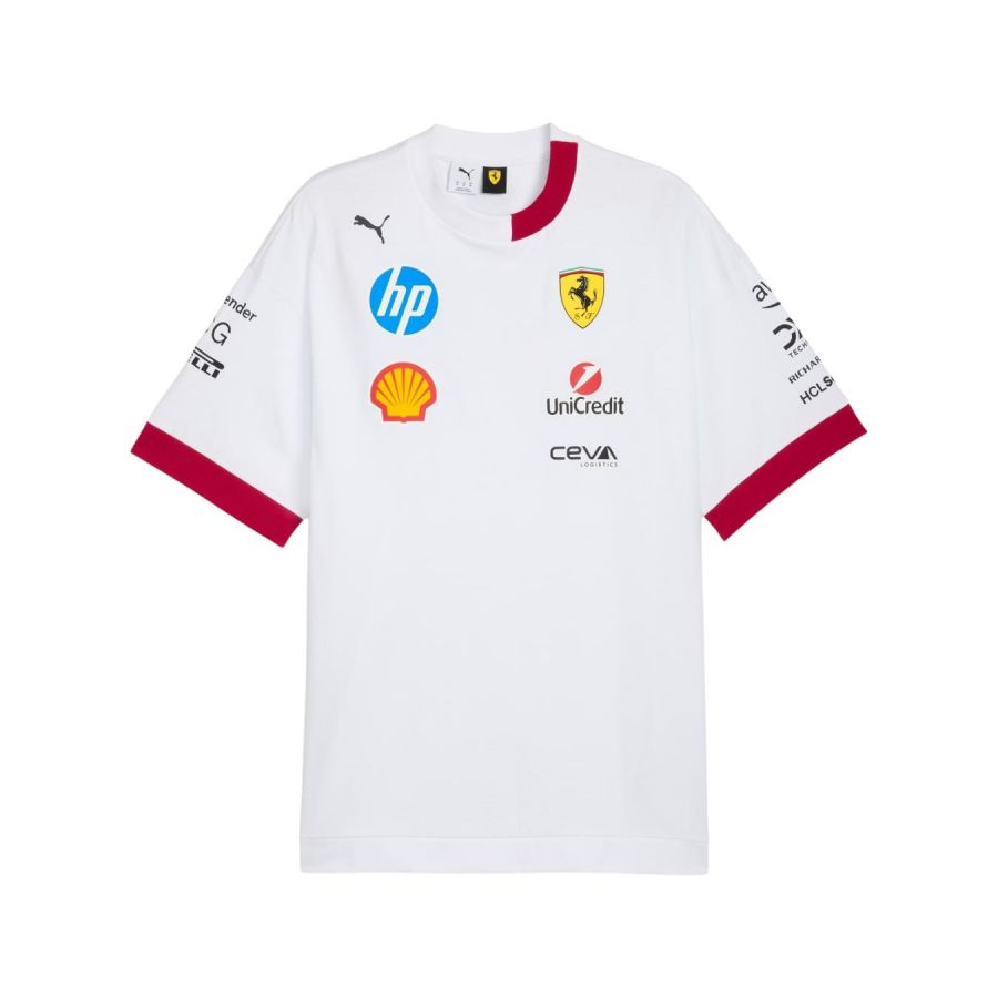 Men Scuderia Ferrari T-Shirt White | ON ORECA Store