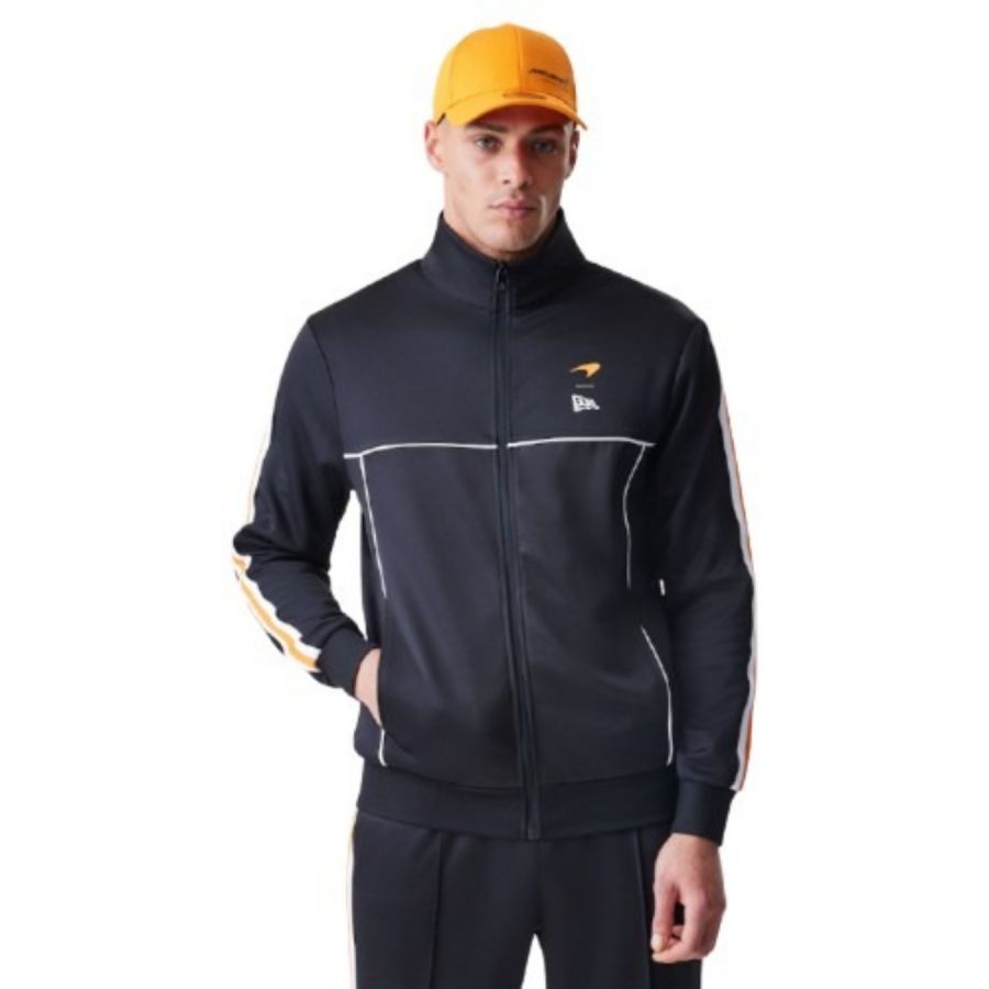 McLaren Black Poly Track Jacket New Era | ON ORECA Store