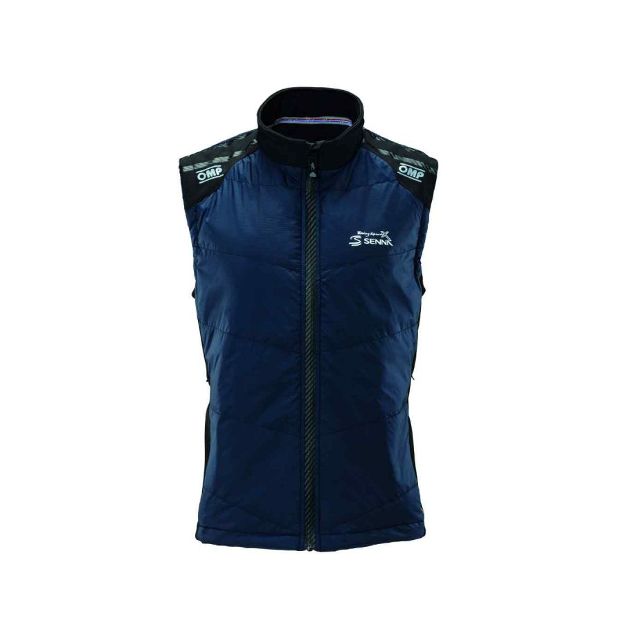 RACING SPIRIT GRAPHENE Ayrton SENNA Sleeveless Jacket Navy