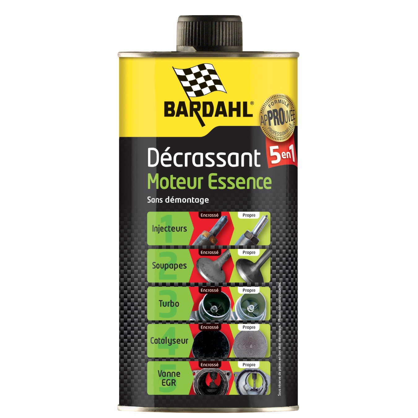 Décrassant 5 en 1 BARDAHL essence 1L