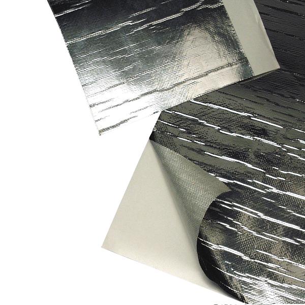 Toile de verre aluminisée DEI à coller épaisseur 2 mm