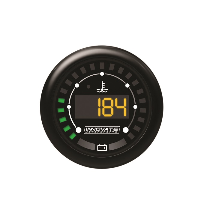 Manomètre digital combiné tension de la batterie et température d'eau MTX-D