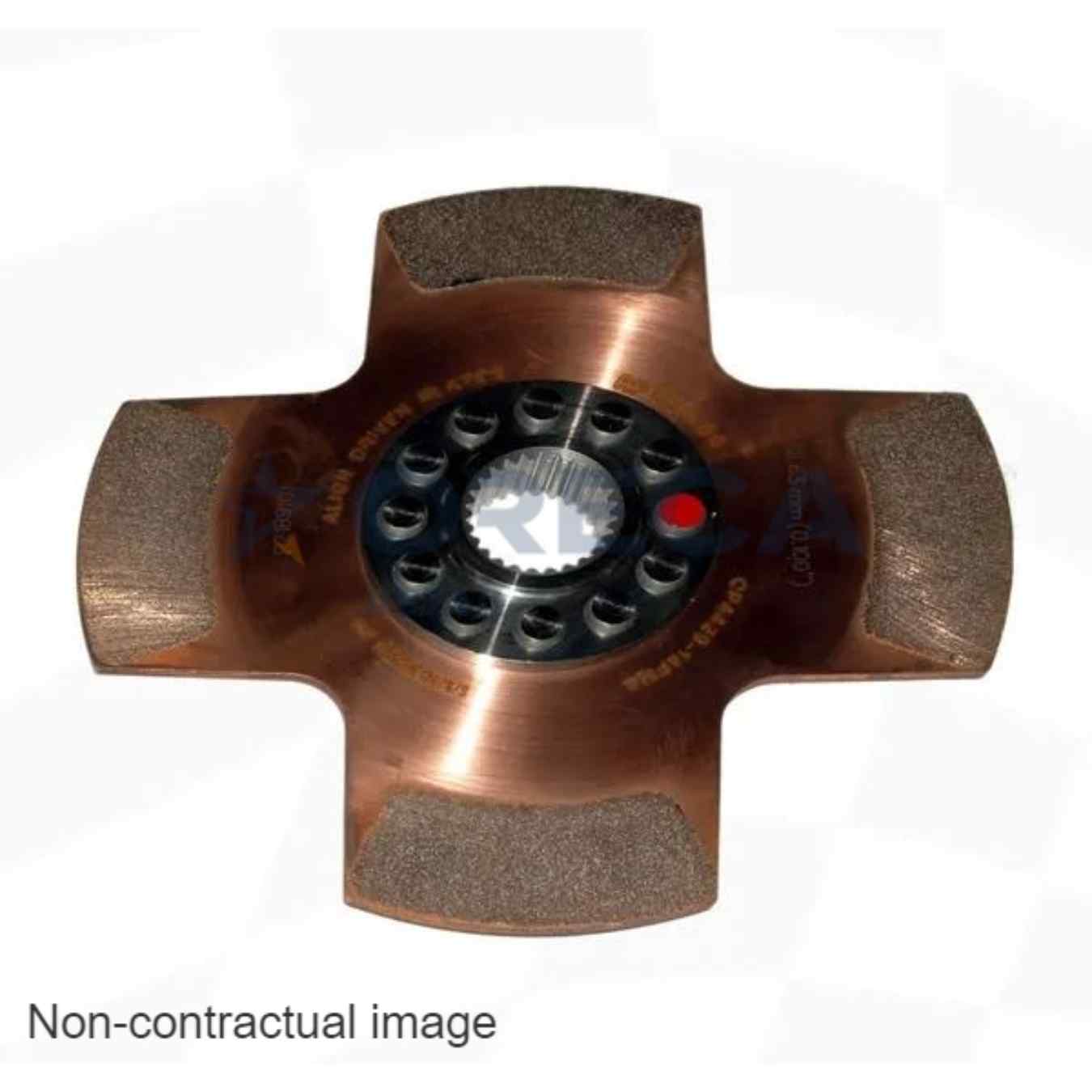 Disque d'embrayage AP Racing CP4429-8FM4 4 patins D184mm 25.4mm x 24 can