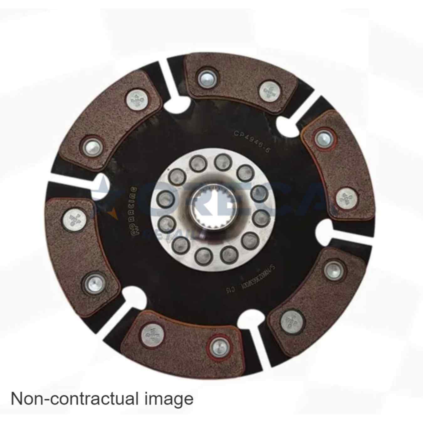 Disque d'embrayage AP Racing CP4946-7 6 patins D184mm 25.4mm x 23 can