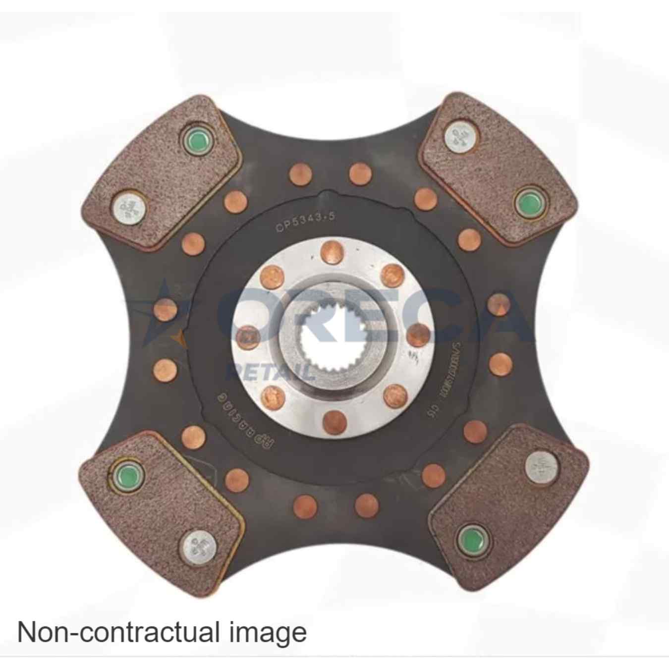 Disque d'embrayage AP Racing CP5343-3 4 patins D215mm 25.4mm x 23 can