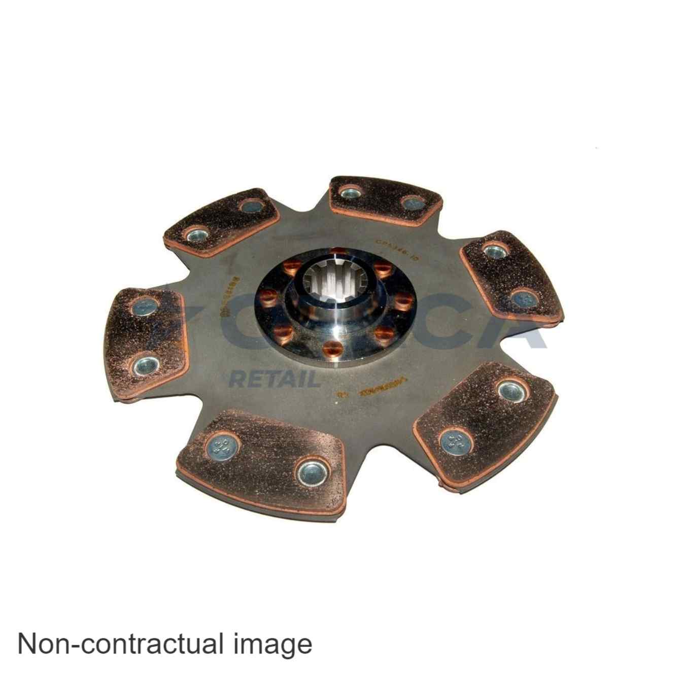 Disque d'embrayage AP Racing CP5346-3 6 patins D215mm 29mm x 21 can