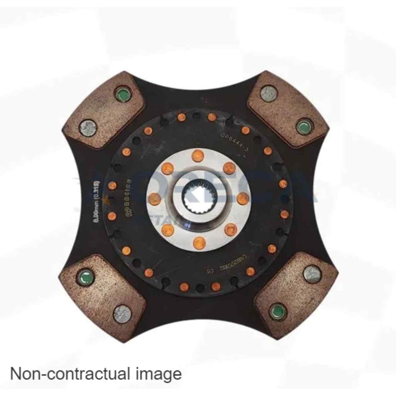 Disque d'embrayage AP Racing CP6444-5 4 patins D228mm 25.4mm x 23 can