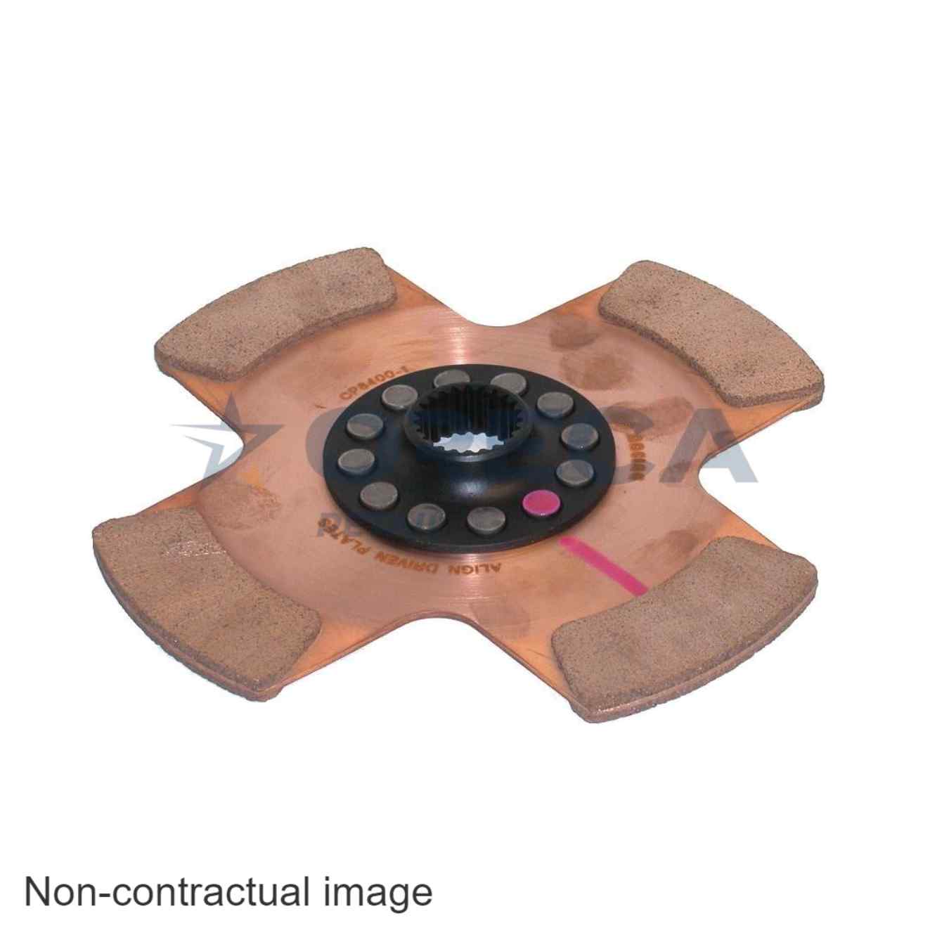 Disque d'embrayage AP Racing CP8400-A019H 4 patins D184mm 21.1mm x 18 can