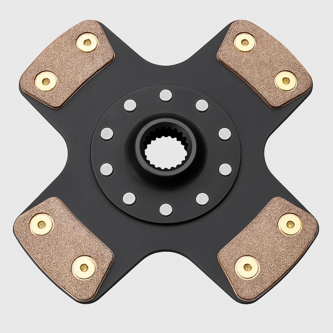 Disque d'embrayage REDSPEC 210 mm rigide cerametallique 23 dents 24.1X21.8XEV