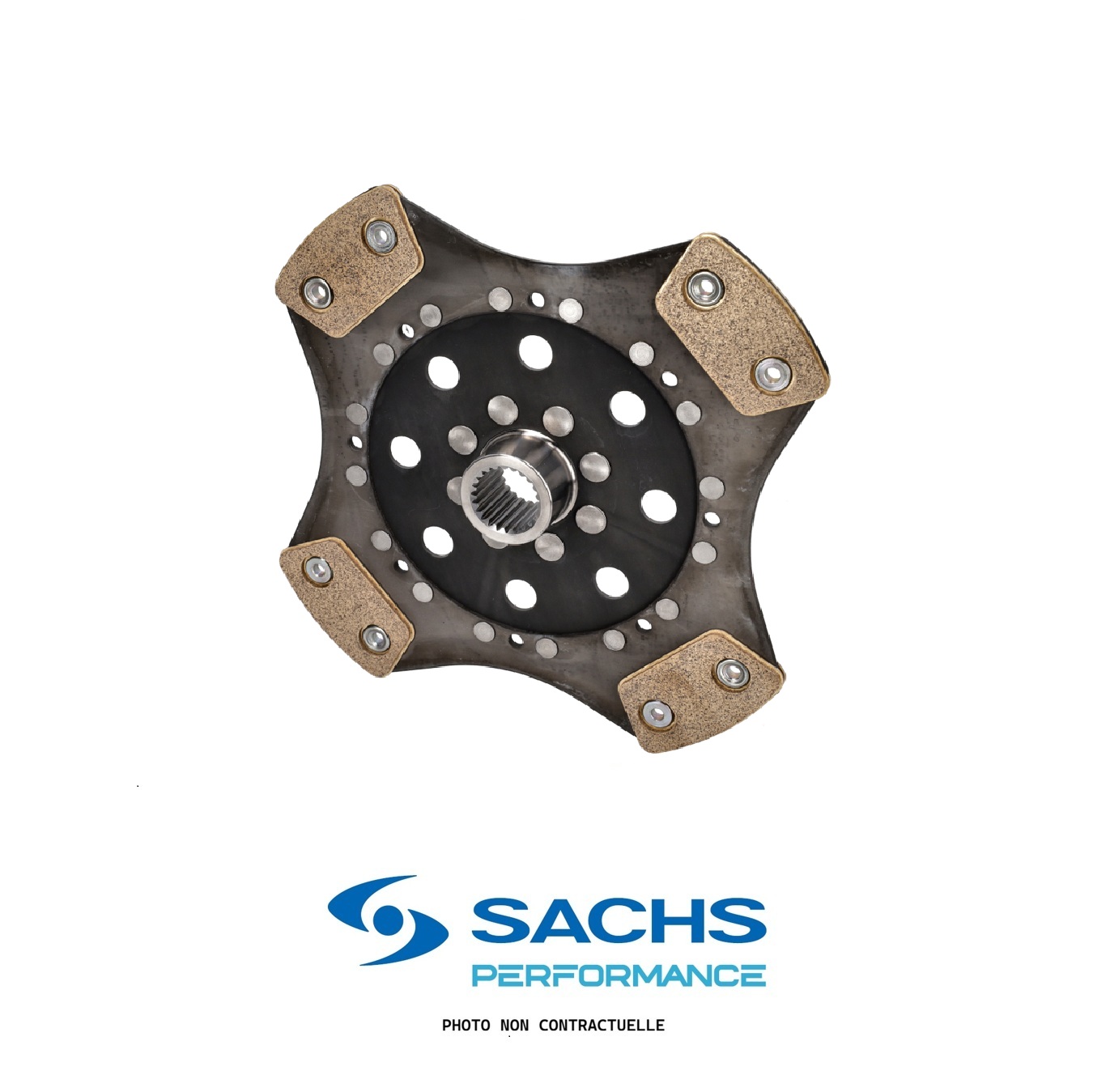 Disque d'embrayage renforcé rigide métal fritté SACHS PERFORMANCE - 881864002559