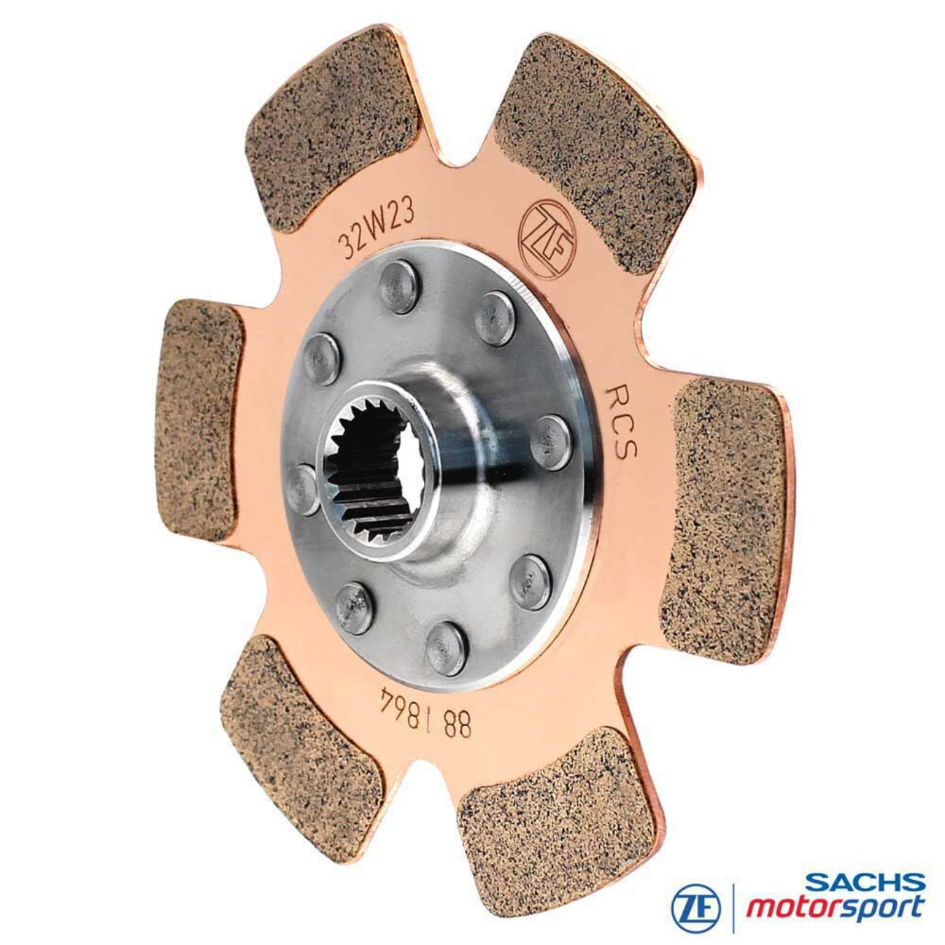 Disque d'embrayage rigide fritté 184mm moyeu 35mm x 10 dents SACHS