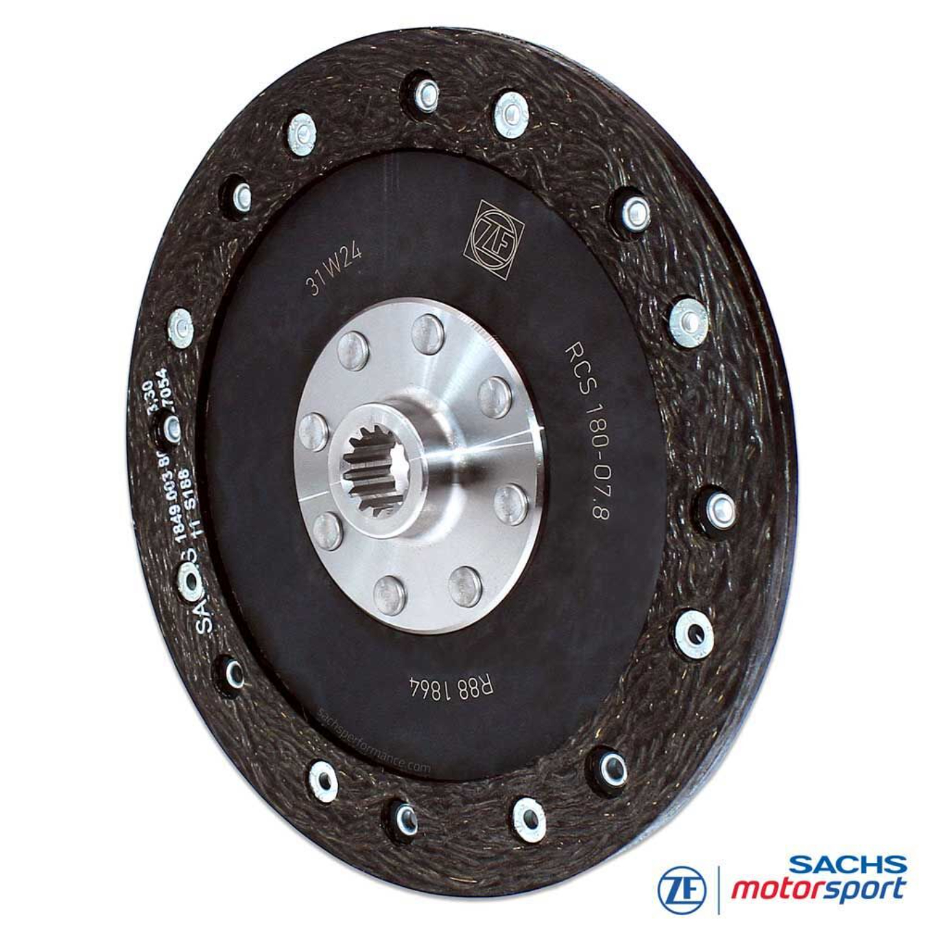 Disque d'embrayage rigide organique 200mm moyeu 26mm x 24 dents SACHS