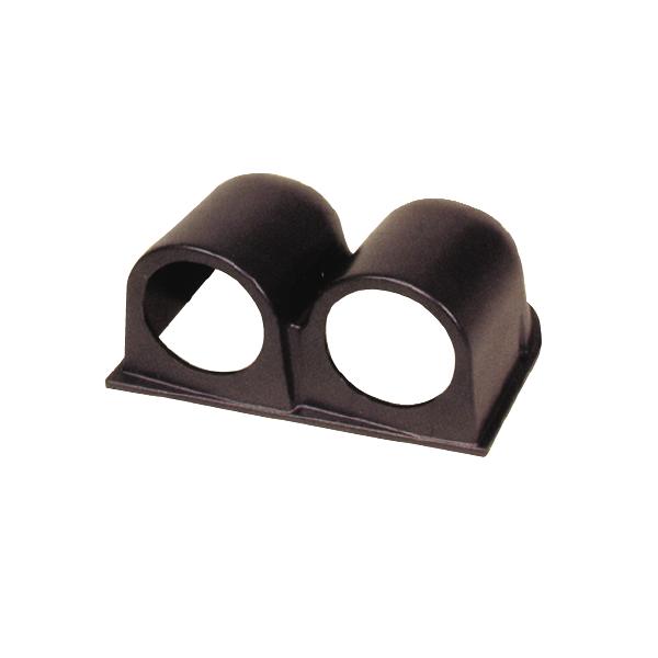 Support PVC pour 2 manomètres Ø 52 mm