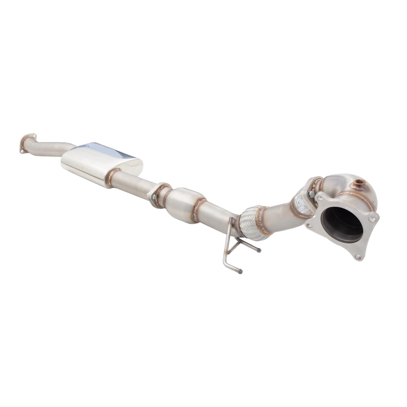 Downpipe avec catalyseur sport 100 cellules XFORCE ES-VW07-XFKITB